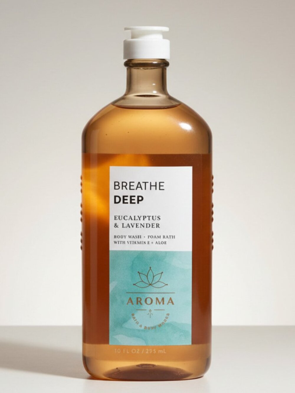 Bath & Body Works Breathe Deep Eucalyptus & Lavender Body Wash Foam Bath 10 Oz